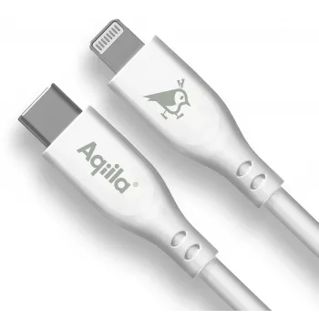 AQIILA 4SI843 USB-C į Lightning įkrovimo ir sinchronizavimo kabelis 2m 60W PD AQCBPBIC4SI843