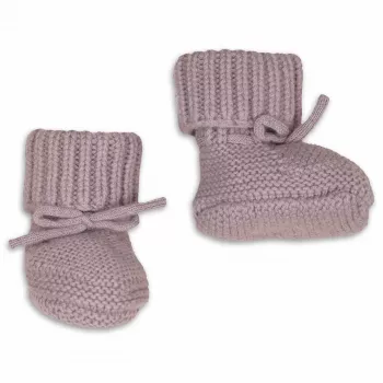 Lodger Slipper Merino Wool kūdikių šlepetės, rožinės, 6-12 mėn.