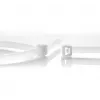 WKK 110367971 laidų raištis 750 mm x 7,6 mm, natūralios spalvos, 100 vnt. paketas