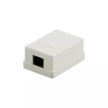 DSIT DS-Wall-Out-UTP5-I paviršinio montavimo Cat5e UTP RJ45 lizdas, dramblio kaulo spalvos