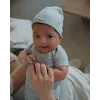 Lodger Baby Beanie Pointelle Air 0-6 mėnesių kūdikių kepurė