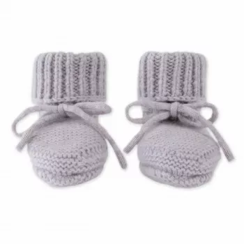 Lodger Slipper Merino Wool kūdikių batukai, Stone, 0-6 mėn.