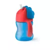 Philips AVENT gertuvė su lanksčiu šiaudeliu, 200 ml, 9m+, mėlyna