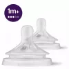 Philips Avent Natural Response silikoniniai žindukai, vidutinis srautas, 1 mėn.+ (2 vnt.)