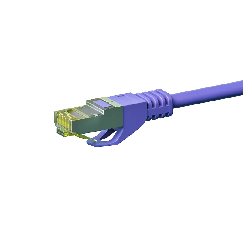 DSIT Cat.7 S/FTP tinklo kabelis RJ45, violetinis, 20 m (DC-78-200)