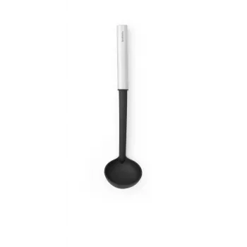 Brabantia Essential Line nepriedanti padažo samtis, juoda nailono galvutė, nerūdijančio plieno rankena, 335 mm