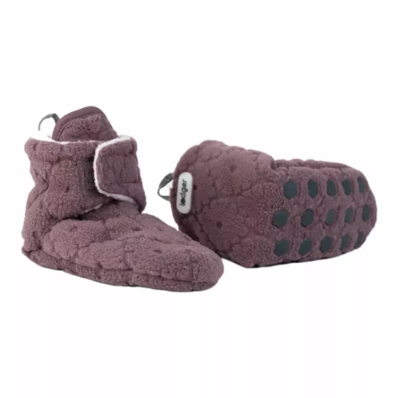 Lodger Slipper Folklore Fleece kūdikių šlepetės, rausvos, 12-18 mėn.