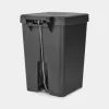 Brabantia StepUp 25L pedalų šiukšlių dėžė tamsiai pilka
