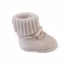 Lodger Slipper Folklore merino vilnos kūdikių šlepetės, Birch, 0-6 mėn.