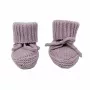 Lodger Slipper Knit kūdikių šlepetės, rausvos spalvos, 0-6 mėn.