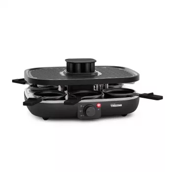Tristar RA-2760 raclette grilis su 6 keptuvėmis, aktyvioji ventiliacija, juodas
