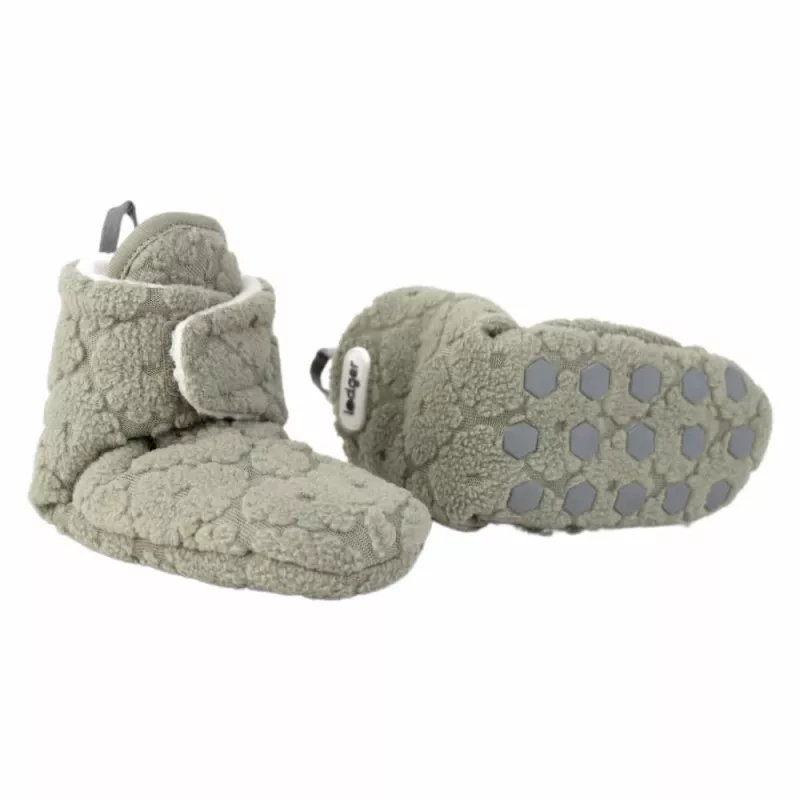 Lodger Slipper Folklore Fleece kūdikių šlepetės, Elm, 12-18 mėnesių