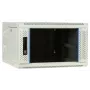 DSIT 6U sieninis serverių spintelė su stiklinėmis durelėmis, balta, 600x600x368 mm DS6606W-DOUBLE