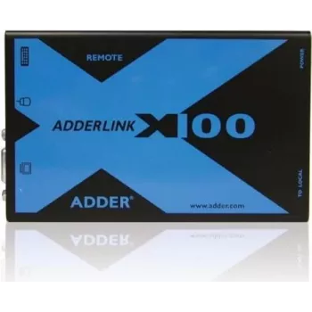 Adder AdderLink X100 VGA USB Audio KVM prailgintuvo rinkinys per CATx iki 100 m (X100A-USB/P-IEC)