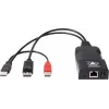 ADDER ALIF101T-HDMI KVM over IP siųstuvas - HDMI, USB, audio, Cat5e/Cat6/Cat7, 2560x1600@60Hz, juodas aliuminis