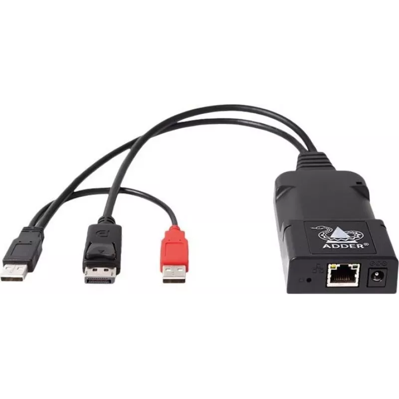 ADDER ALIF101T-HDMI KVM over IP siųstuvas - HDMI, USB, audio, Cat5e/Cat6/Cat7, 2560x1600@60Hz, juodas aliuminis