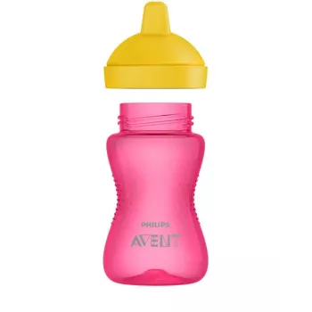 Philips Avent My Grippy kieto snapelio mokomasis puodelis 300 ml, 18M+, rožinis