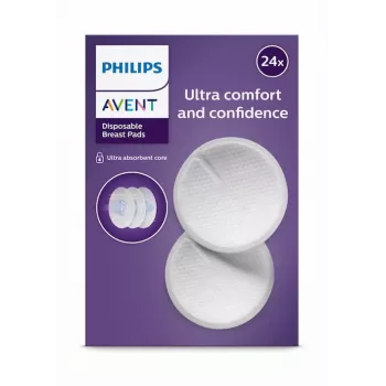 Philips Avent vienkartiniai krūtų įklotai (24 vnt.)
