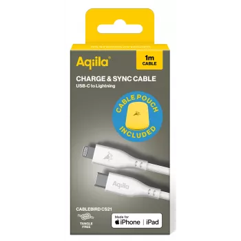 AQIILA 3SI836 USB-C į Lightning įkrovimo ir sinchronizavimo kabelis 1 m AQCBPBIC3SI836