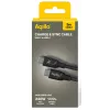 AQIILA USB-C į USB-C įkrovimo ir sinchronizavimo kabelis 3 m juodas AQCBPBICB4BD881