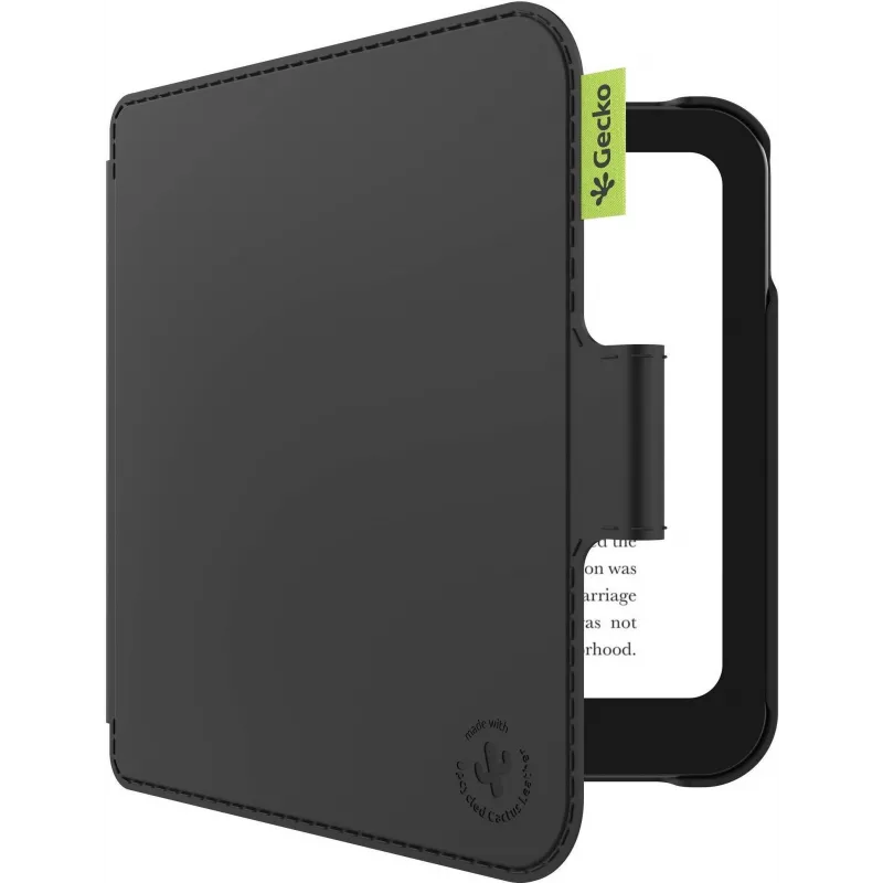 Gecko Covers Cactus Cover skirtas Kobo Libra Colour ir Tolino Vision Color - juodas V4CL2557C1