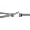 WKK pilkos poliamidinės rišamosios juostos 100 x 2,5 mm, 100 vnt. (11032871)