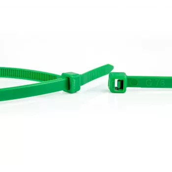 WKK žalios poliamidinės juostelės 300 x 3,6 mm, 100 vnt. 110194571