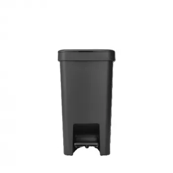 Brabantia StepUp 16L pedalų šiukšlių dėžė tamsiai pilka