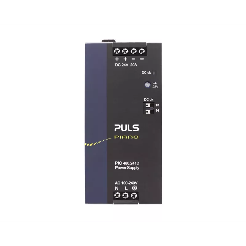 PULS PIC480.241D DIN-bėgio maitinimo šaltinis 24V DC 20A 480W