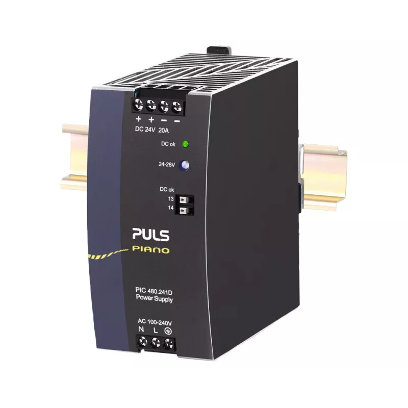 PULS PIC480.241D DIN-bėgio maitinimo šaltinis 24V DC 20A 480W