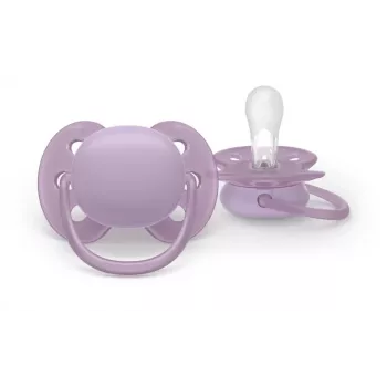 Philips Avent Ultra Soft žindukas 6-18 mėn., neutrali spalva, 2 vnt.