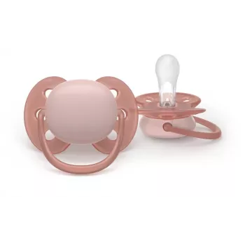 Philips Avent Ultra Soft žindukas 6-18 mėn., neutrali spalva, 2 vnt.
