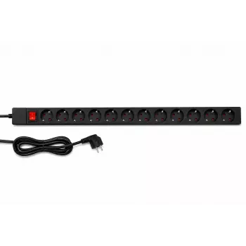 DSIT vertikalus PDU su 15 lizdų ir įžeminimo kontaktu (DS-15PDU-PE)