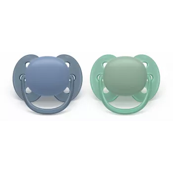 Philips Avent Ultra Soft čiulptukas 6-18 mėnesių, 2 vnt., berniukui