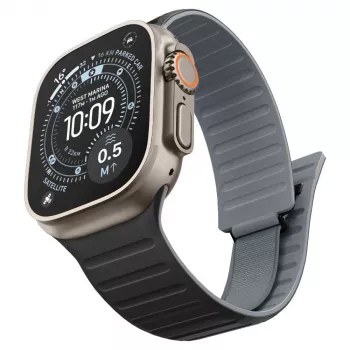 Spigen Athlex Air M laikrodžio apyrankė Apple Watch 44/45/46/49mm - juoda/pilka