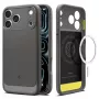 Spigen Rugged Armor Mag MagSafe dėklas iPhone 18 Pro Max / 17 Pro Max, pilkas