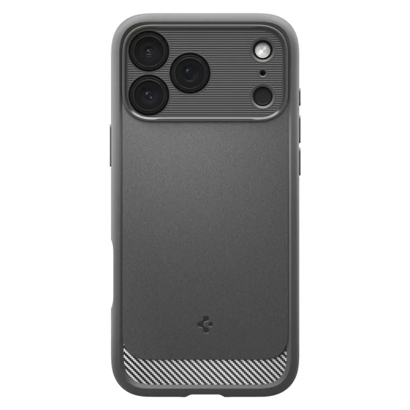 Spigen Rugged Armor Mag MagSafe dėklas iPhone 18 Pro Max / 17 Pro Max, pilkas