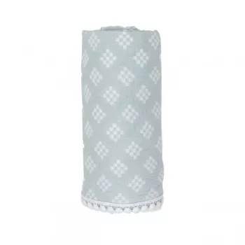 Lodger Swaddle Tribe muslininė vystyklų antklodė 120x120 cm Ice Flow