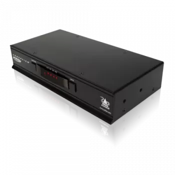 Adder ADDERView 4 PRO DVI KVM / garso / USB perjungiklis - 4 prievadai, 1 vietinis naudotojas, montuojamas į stelažą AV4PRO-DVI-IEC