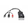 ADDER ALIF101T-DP DisplayPort KVM prailgintuvo siųstuvas per Cat5e/6/7 - 2560x1600, USB 2.0, audio, juodas aliuminis