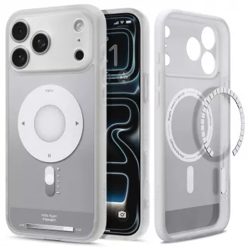 Spigen Ultra Hybrid MagSafe dėklas iPhone 17 Pro Max / 18 Pro Max - Classic Silver