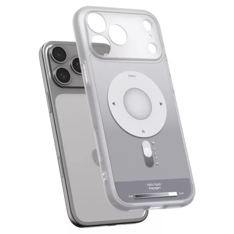 Spigen Ultra Hybrid MagSafe dėklas iPhone 17 Pro Max / 18 Pro Max - Classic Silver