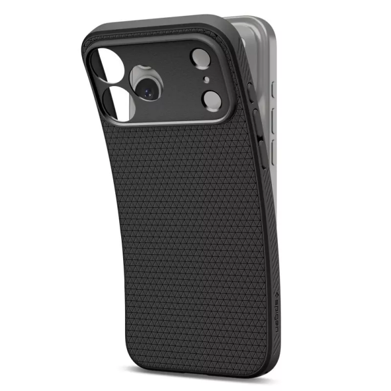 Spigen Liquid Air dėklas iPhone 18 Pro Max / 17 Pro Max - matinis juodas
