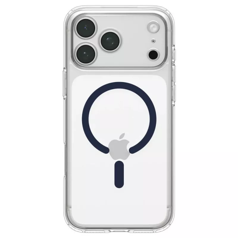 Spigen Ultra Hybrid MagSafe dėklas iPhone 17 Pro Max / 18 Pro Max - skaidrus / tamsiai mėlynas
