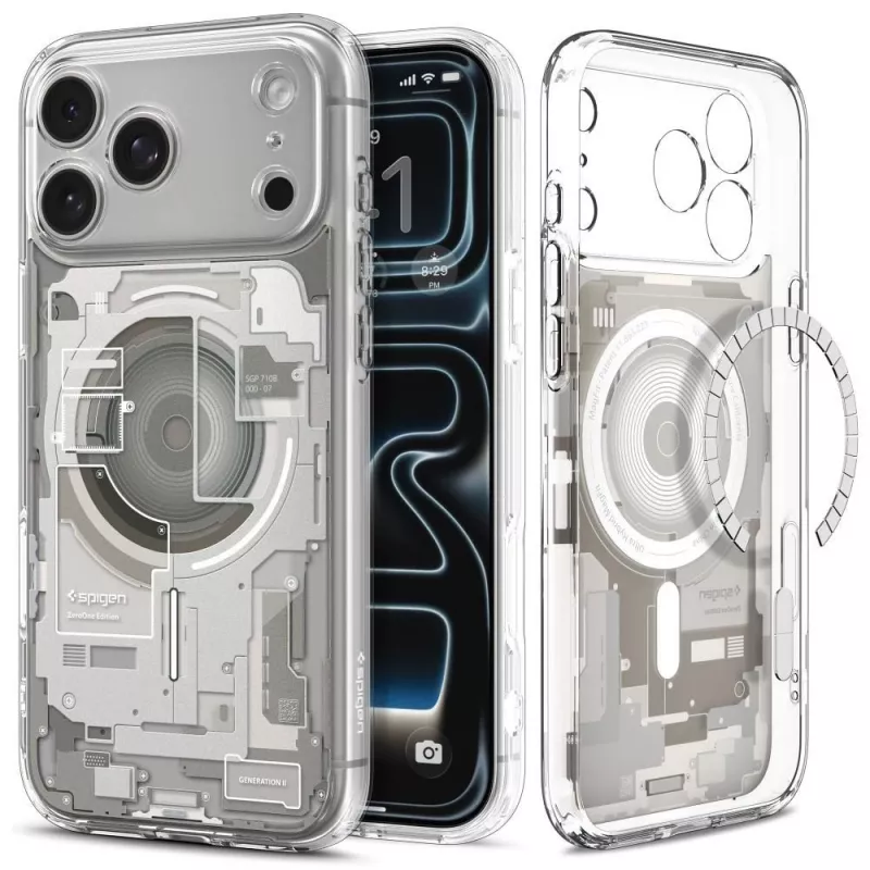 SPIGEN Ultra Hybrid MagSafe iPhone 17 Pro Max / 18 Pro Max Zero One Natural Titanium