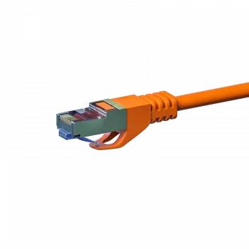 DSIT CAT 6a tinklo kabelis LSOH - S/FTP - 50 m - Oranžinis (DC-6A6-500)