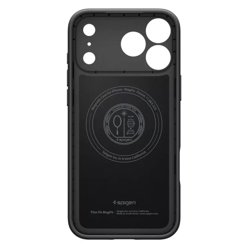 Spigen Thin Fit MagSafe dėklas iPhone 18 Pro / 17 Pro - juodas