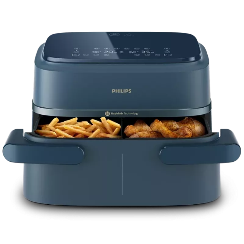 Philips NA156/60 oro gruzdintuvė 7,1 L juoda su skaitmeniniu jutikliniu ekranu, 2000 W