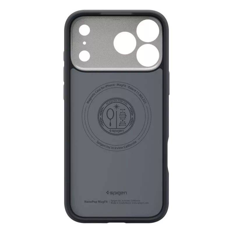 Spigen Nano Pop Mag MagSafe dėklas iPhone 18 Pro / 17 Pro - Black Sesame