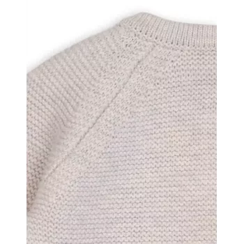 Lodger Topper Knit Merino vilnos kūdikio striukė, beržo spalvos, 56 dydis
